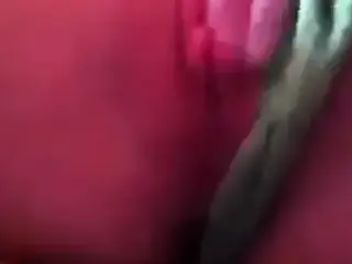 Green panties clit rub