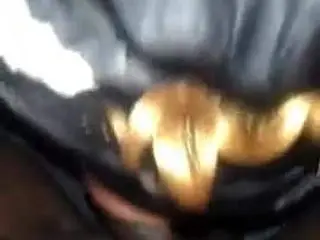 Black BBW sucks cock