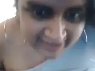 Indian aunty plays with her body