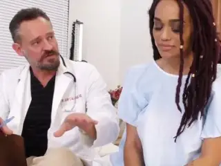 Busty Ebony Julie Kay Having Group Sex In Hospital