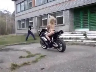 Bike topless stripper