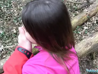 Public Agent Sexy jogger fucked in the woods