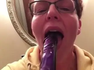 granny sucks dilldo takes a video for young boy