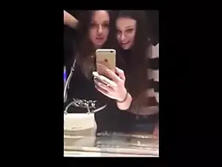 Lesbian kiss on I-Phone