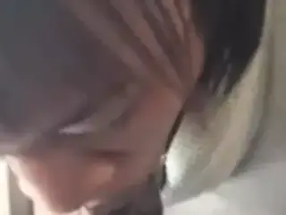It certainly looks like she loves to suck his salty wood