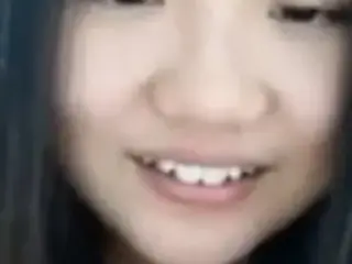 Asian girl shows her boobs