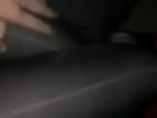 Playing with stranger,he loves my stocking