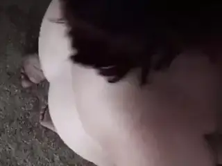 BBW wife gives exciting blowjob with cum