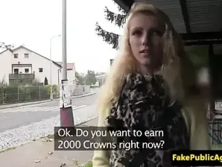 Pulled european beauty cocksucks in the woods