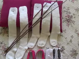 My New Ivory Knee Socks from URANIA