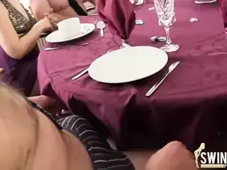 Swinger porn after mealtime