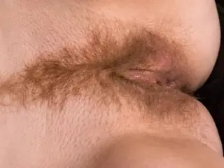 True redhead fingering her own twat