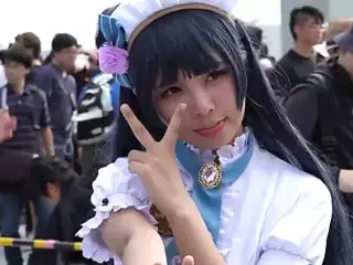 Maid cosplay 004