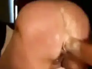 BBW taking fist in Ass