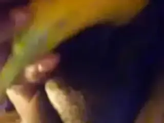 Plump aunty plays with her pussy