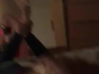 Oldy sucking young black cock