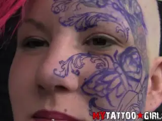 PEANUT FACE TATTOO