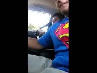 Caught giving BJ in car