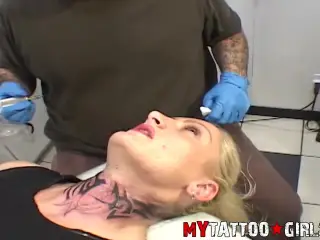 Alira Astro Extreme Throat Tattoo