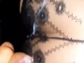 Panty cumshot