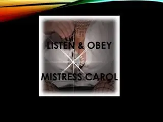 Mistress Carol, you Will Obey Remastered