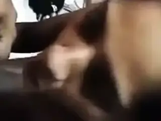 Indian Women Blowing hubby's friend