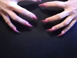 long sharp nails make marks in chair
