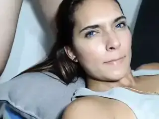Latina beauty sucks, lactates, gets throatfucked, big facial