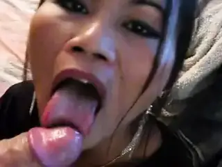 Thai lutscht Schwanz