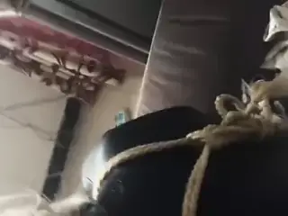 latex kigurumi bondage
