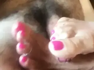 Regular foot job movie