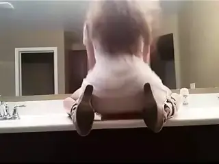 She Rides And Sucks Dildo