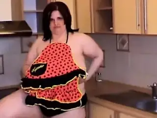 BBW kitchen mature plays