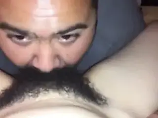 Mustaches adorn a man