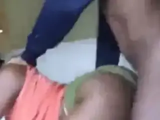 Sexy bitch in green shorts