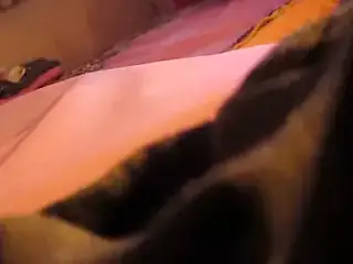 My girlfriend gives me a handjob