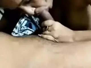 Busty indian girl sucking cock like pro