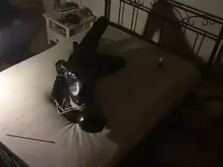 Struggling in handcuffs