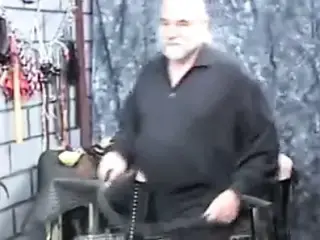 Short-haired girl gets spanked - part 1