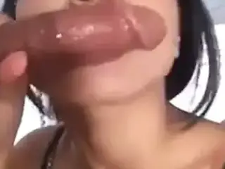 Blasian BBC Blowjob