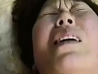 A guy isenjoying to use pussy and anal of Japanese granny