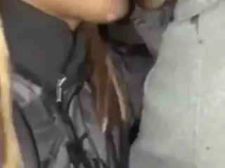 Getting sloppy blowjob
