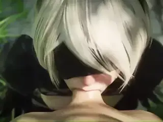 NIER AUTOMATA - 2B BLOWJOB