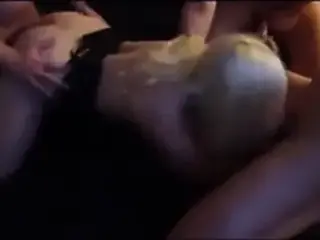 Blonde in great threesome