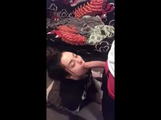 Mixed Slut Blowjob & Cum Swallow