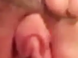 Wife masturbating big loose pussy