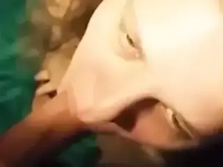 Young Saggy Wife Sucks Cock