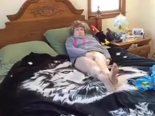 The wife can still make herself cum.