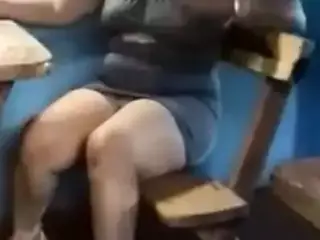 brazilian bbw striptease in public bar