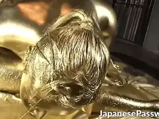 Japan babe giving a quality and golden blowjob in dungeon